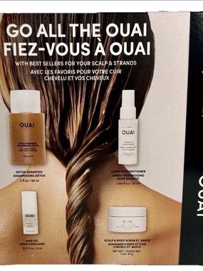Ouai GO ALL THE OUAI Gift Set Sephora Beauty Insider Hair Care Travel Set NEW